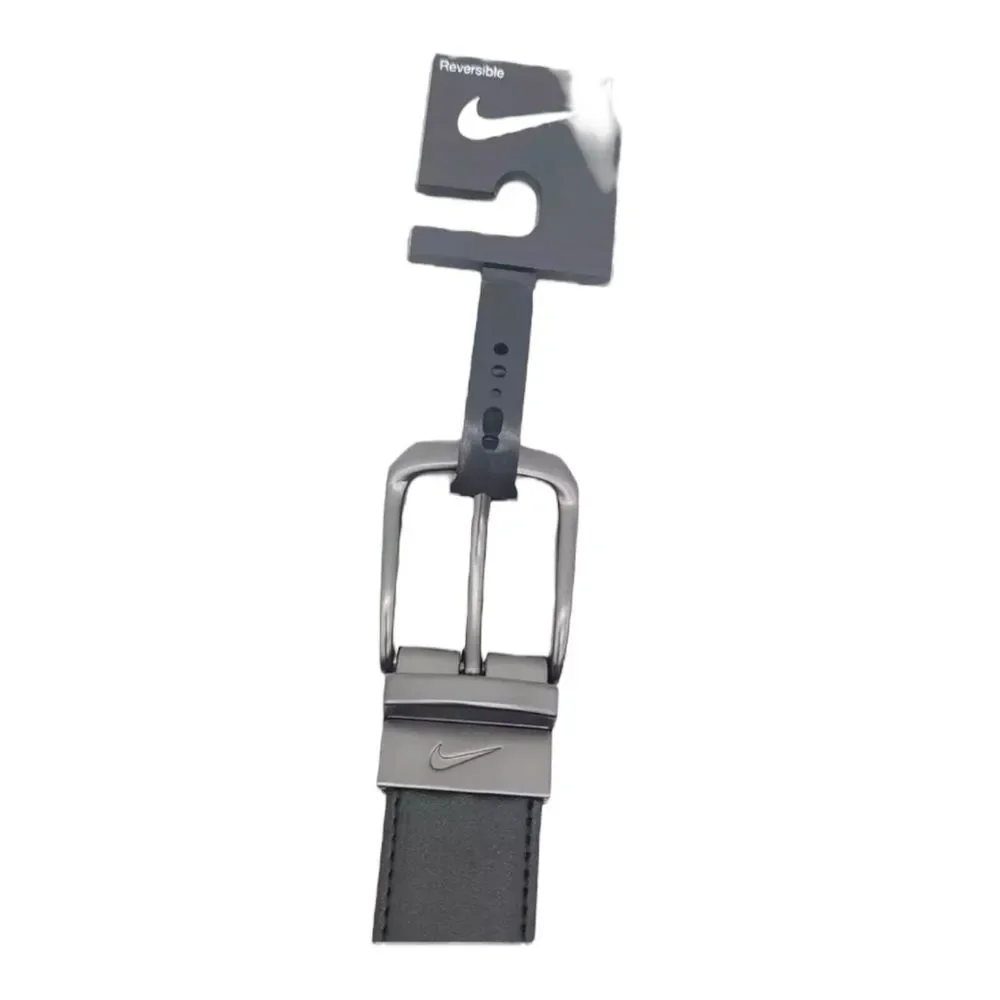 Nike Reversible Golf Dress‎ Belt Men's Size 40 Brown Black Synthetic Leather New